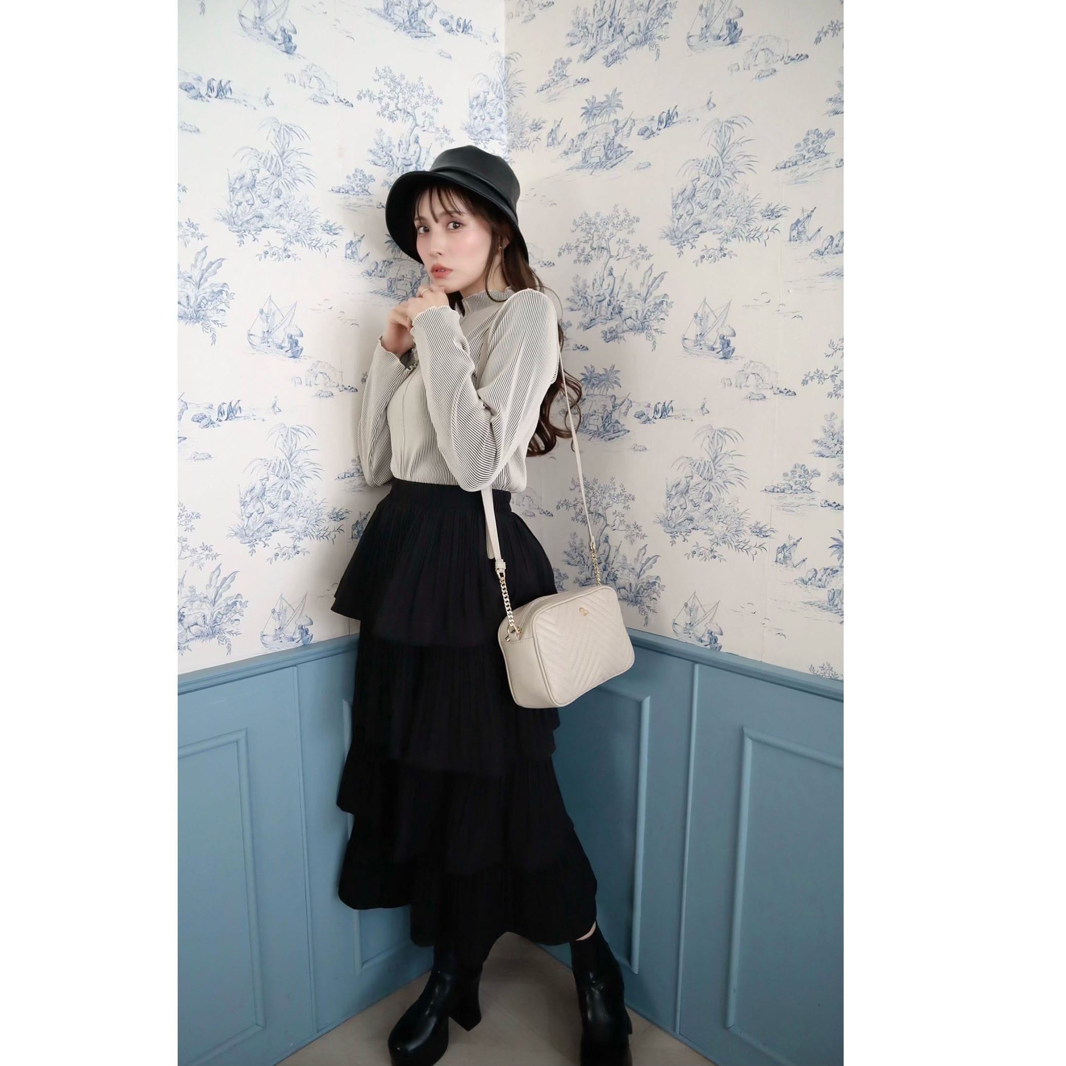 プリーツティアードスカート｜スカート｜CECIL McBEE(セシルマクビー