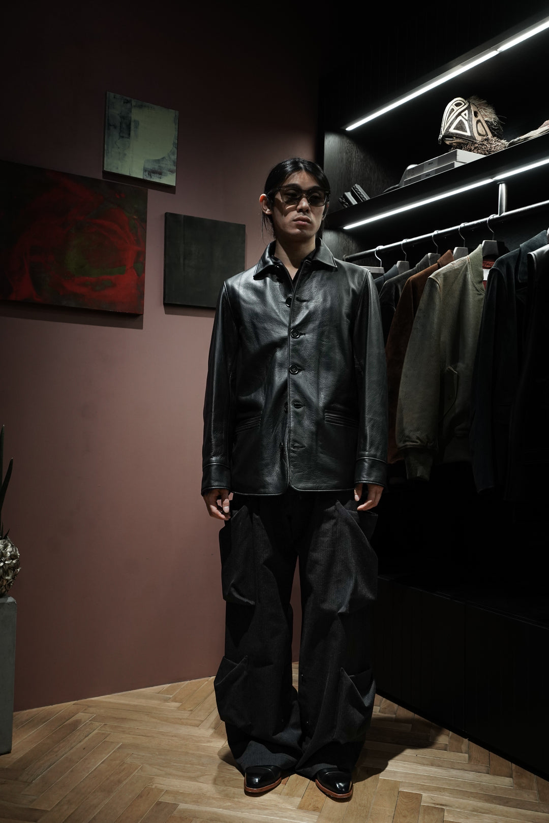 Taiga Takahashi(タイガタカハシ) 2026SSのAUTOMOBILE LEATHER JACKET