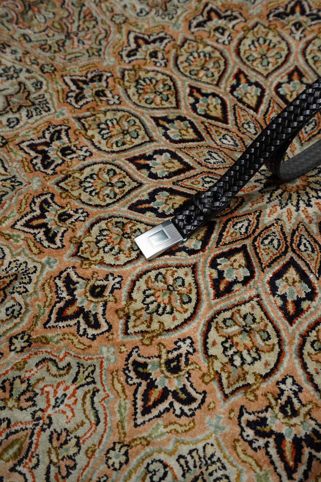 Taiga Takahashi(タイガタカハシ)のBASKETWEAVE PATTERN BELT(BLACK