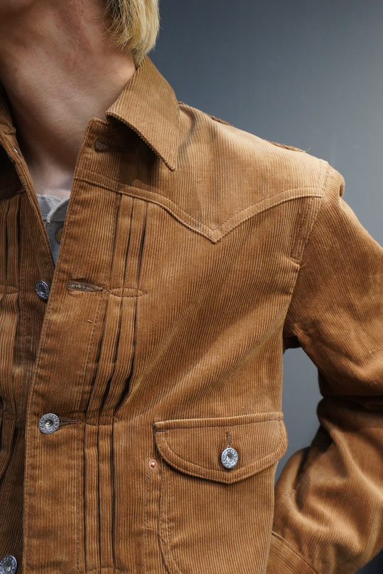 SUGARHILL(シュガーヒル)のCORDUROY DENIM JACKET(BROWN)(ジャケット