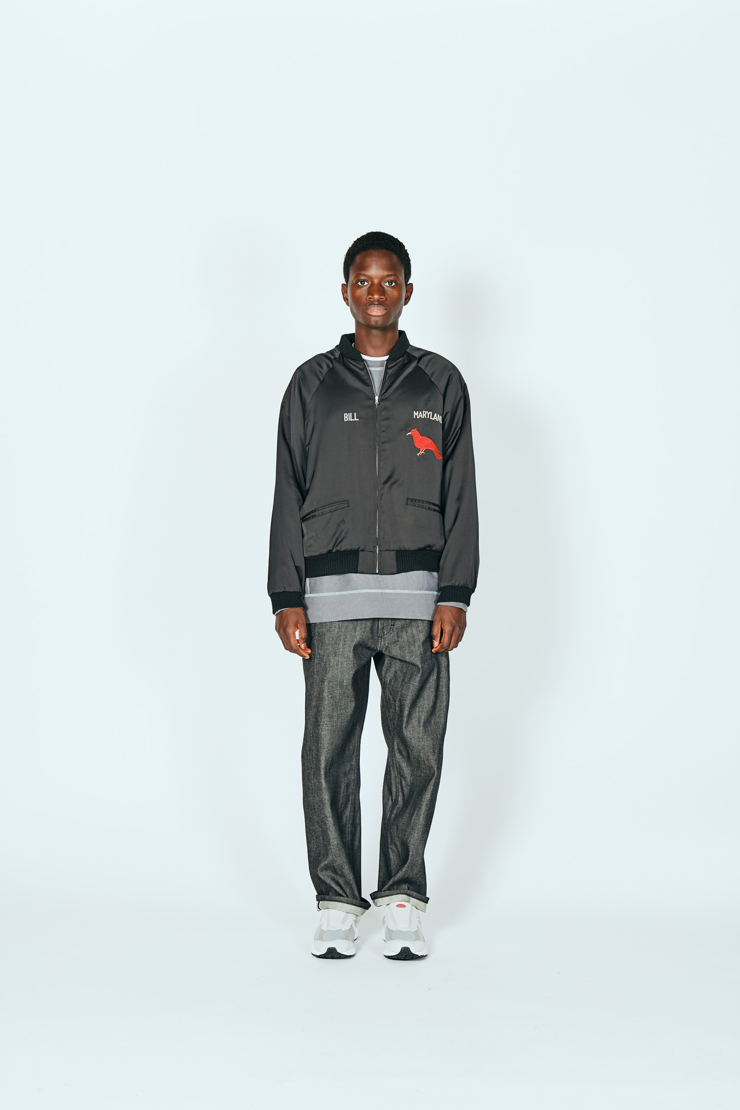 THRIFTY LOOK / REVERSIBLE SOUVENIR GERMANY JACKET SATIN – C.E.L.