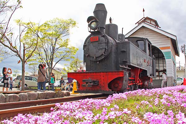 河北中央公園で走っているいもこ列車（蒸気機関車）を未来に繋ぎたい