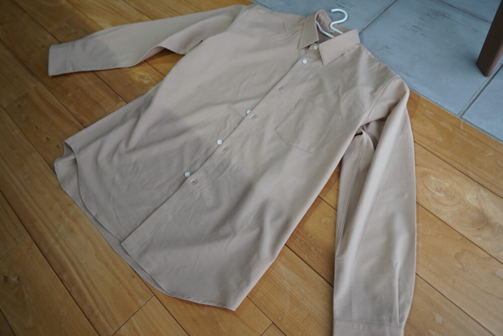 MUJI Labo ウール混レギュラーカラーシャツはクワイエット