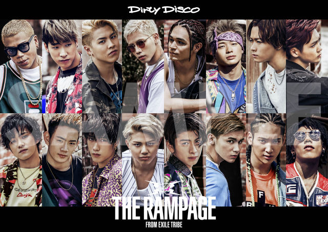 THE RAMPAGE ニューシングル 「Dirty Disco」 全国CDショップ共通特典