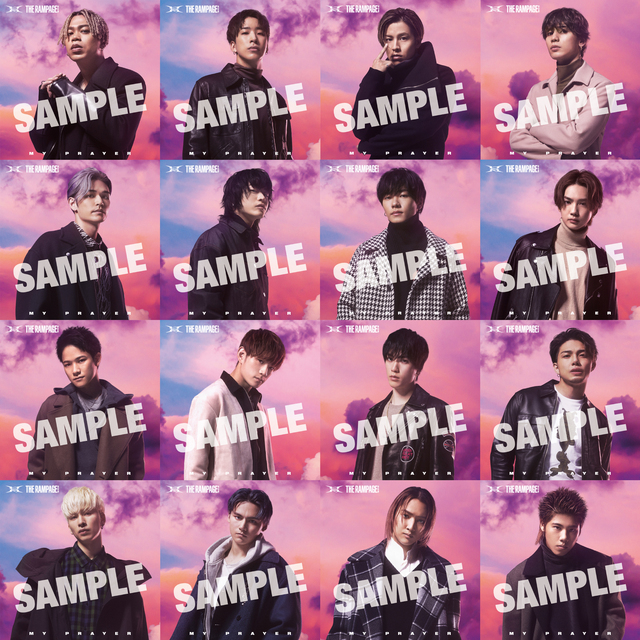 THE RAMPAGE from EXILE TRIBE ニュー・シングル「MY PRAYER」特典絵柄