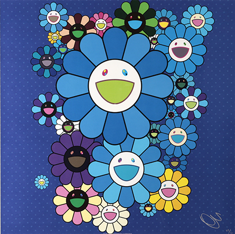 村上 隆 Takashi Murakami Blue Velvet | ONLINE STORE | Walls Tokyo