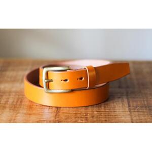 minca】幅30mmベルト/36インチ 栃木レザーの希少な「ハーネスレザー