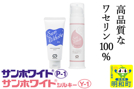 高品質なワセリン100％ サンホワイト P-1・サンホワイトシルキー Y-1