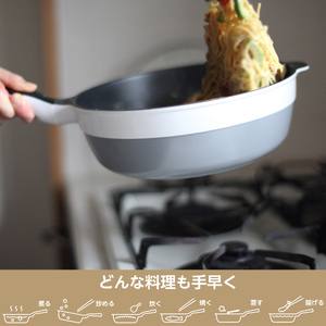 レミパンプラス 24cm ネイビー RHF‐303 【 フライパン セット 蓋