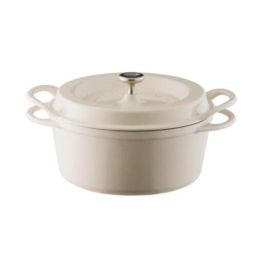 バーミキュラ オーブンポットラウンド22cm（ナチュラルベージュ