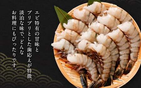 特大 ブラックタイガー 無頭えび 570g前後（15尾） 【入金確認後7営業