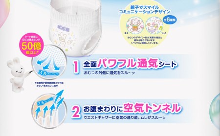 メリーズ ずっと肌さらエアスルー【パンツタイプ】 ビッグサイズ（38枚