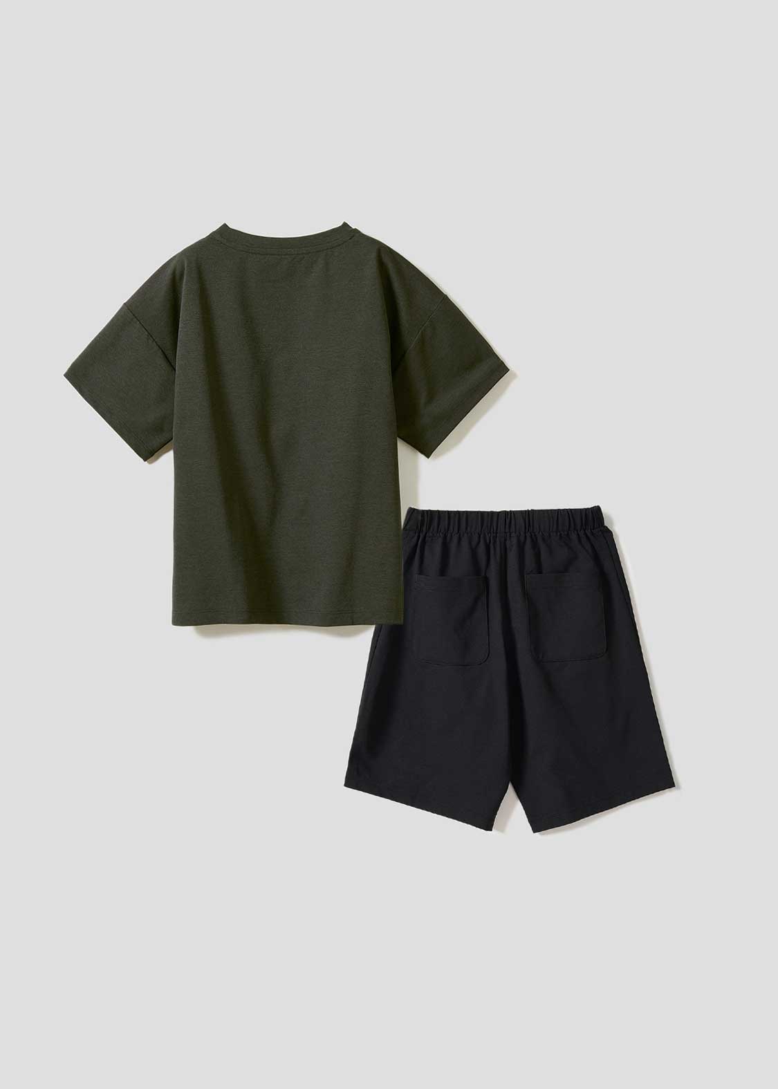 伝説の超サイヤ人｜キッズドライビッグTシャツ&ドライショートパンツ