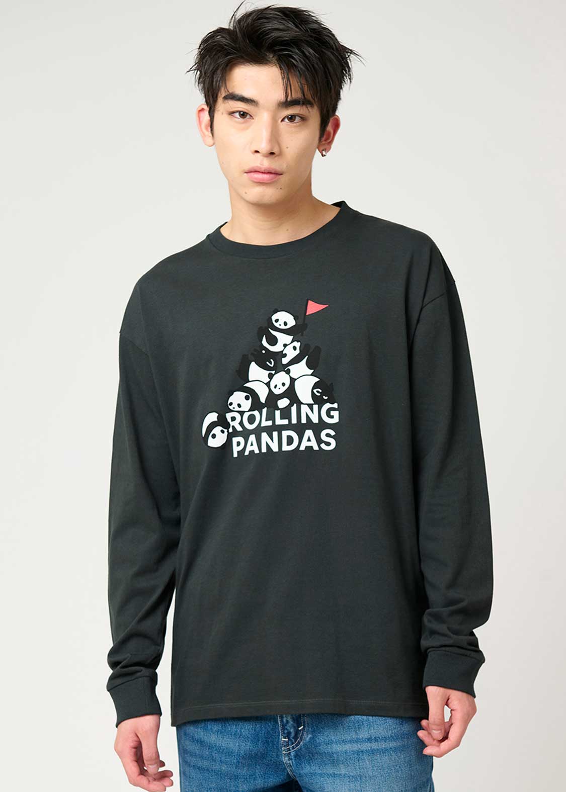 ローリングパンダズ シンボリック｜長袖Tシャツ｜ユニセックス