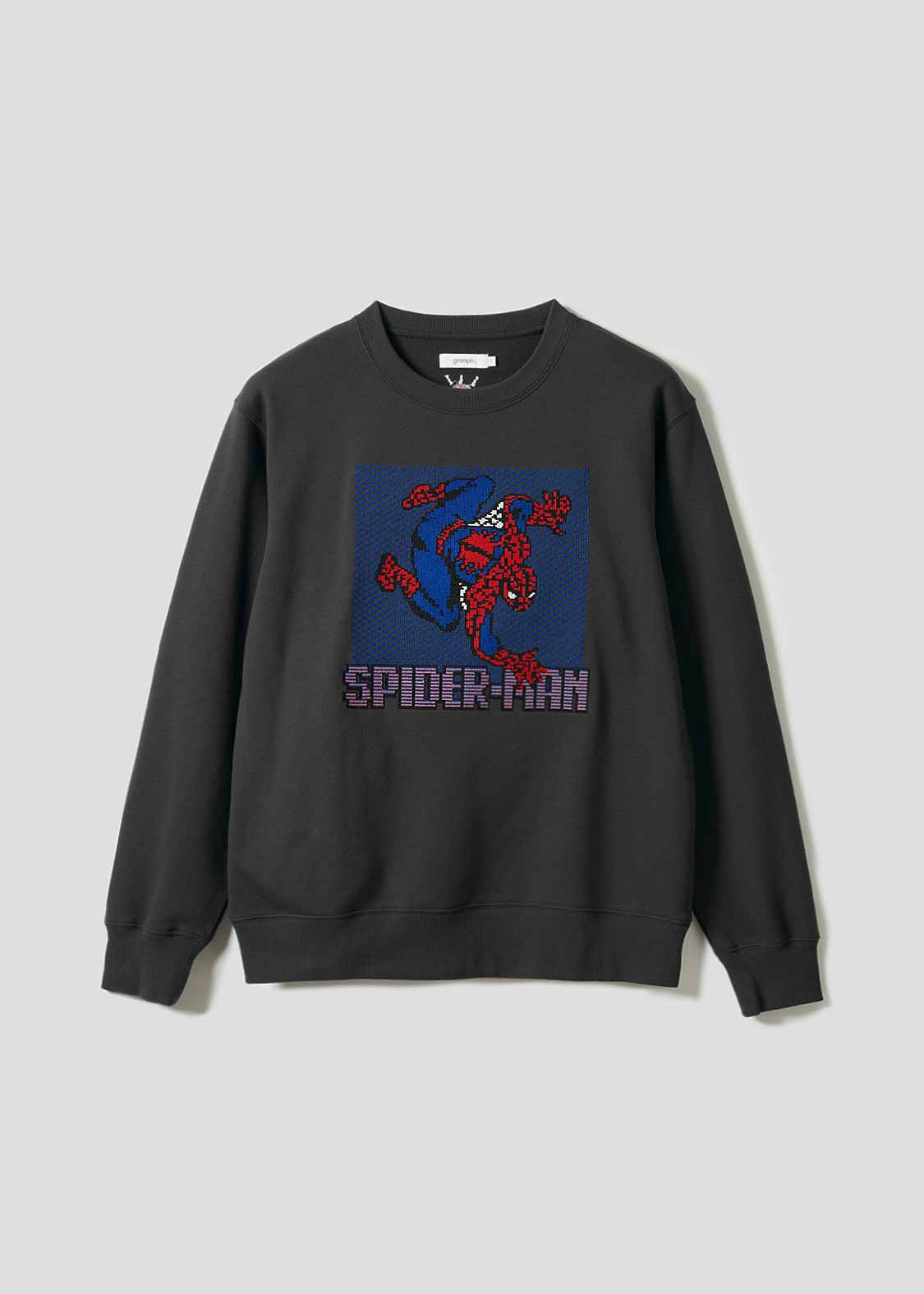 スパイダーマン(ビット)｜スウェット｜ユニセックス｜グラニフ(graniph