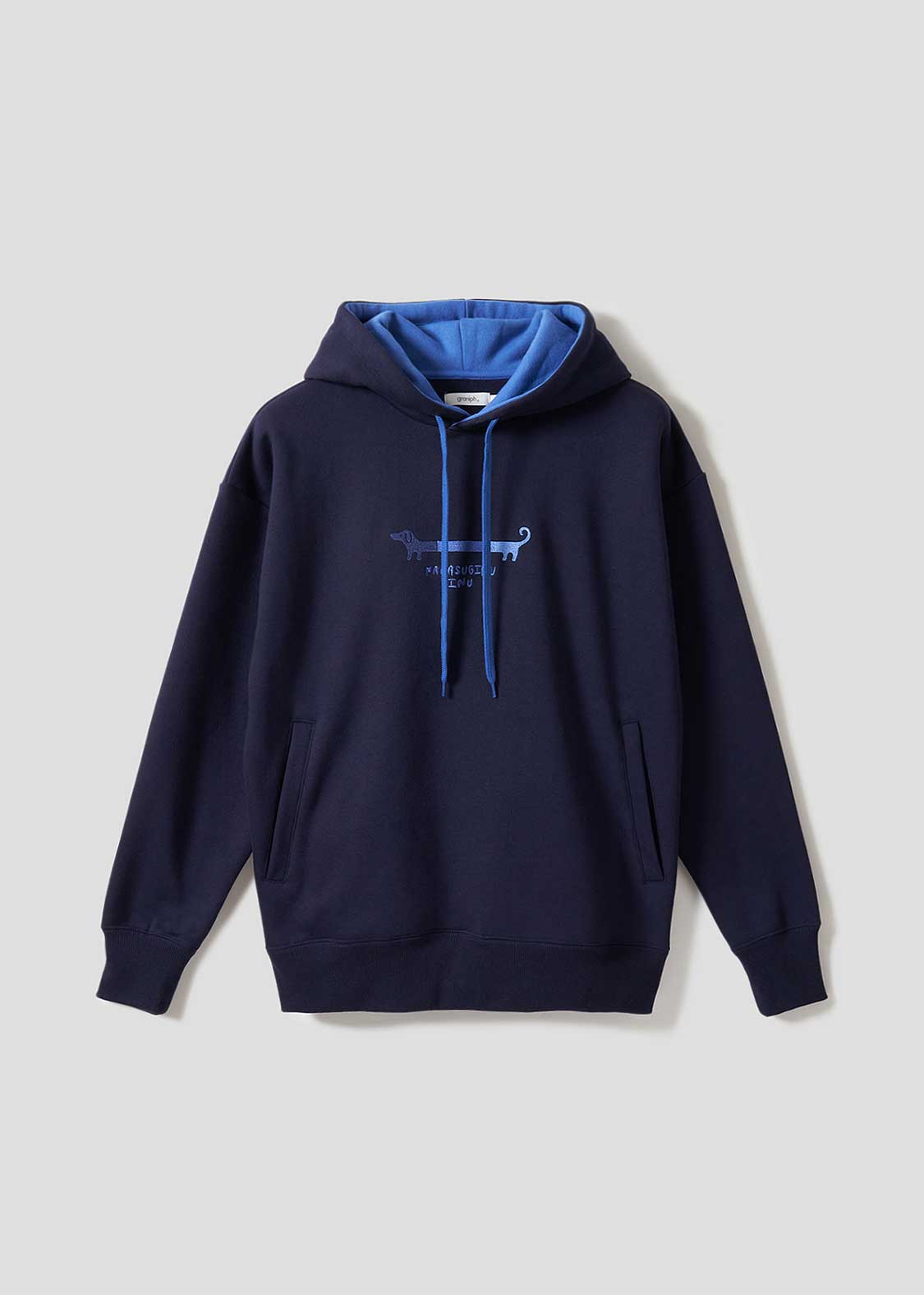 ナガスギルイヌ｜裏起毛ビッグシルエットパーカー｜ユニセックス