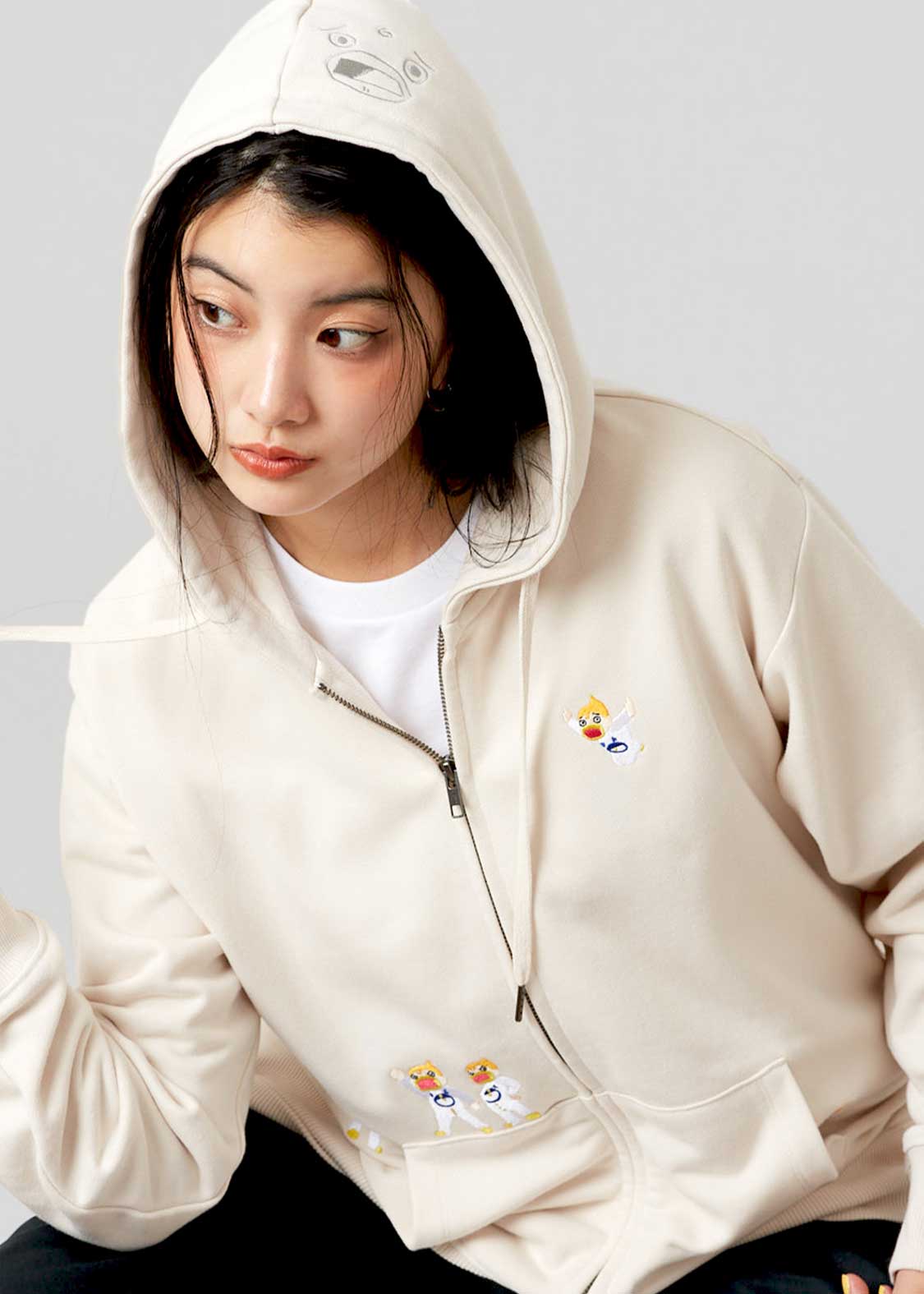 ディマ・ブルク｜ビッグシルエットジップパーカー｜ユニセックス