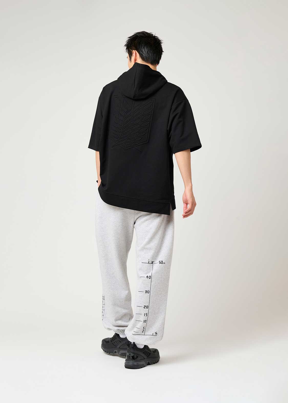 自由の翼｜ビッグシルエット半袖パーカー｜ユニセックス｜グラニフ