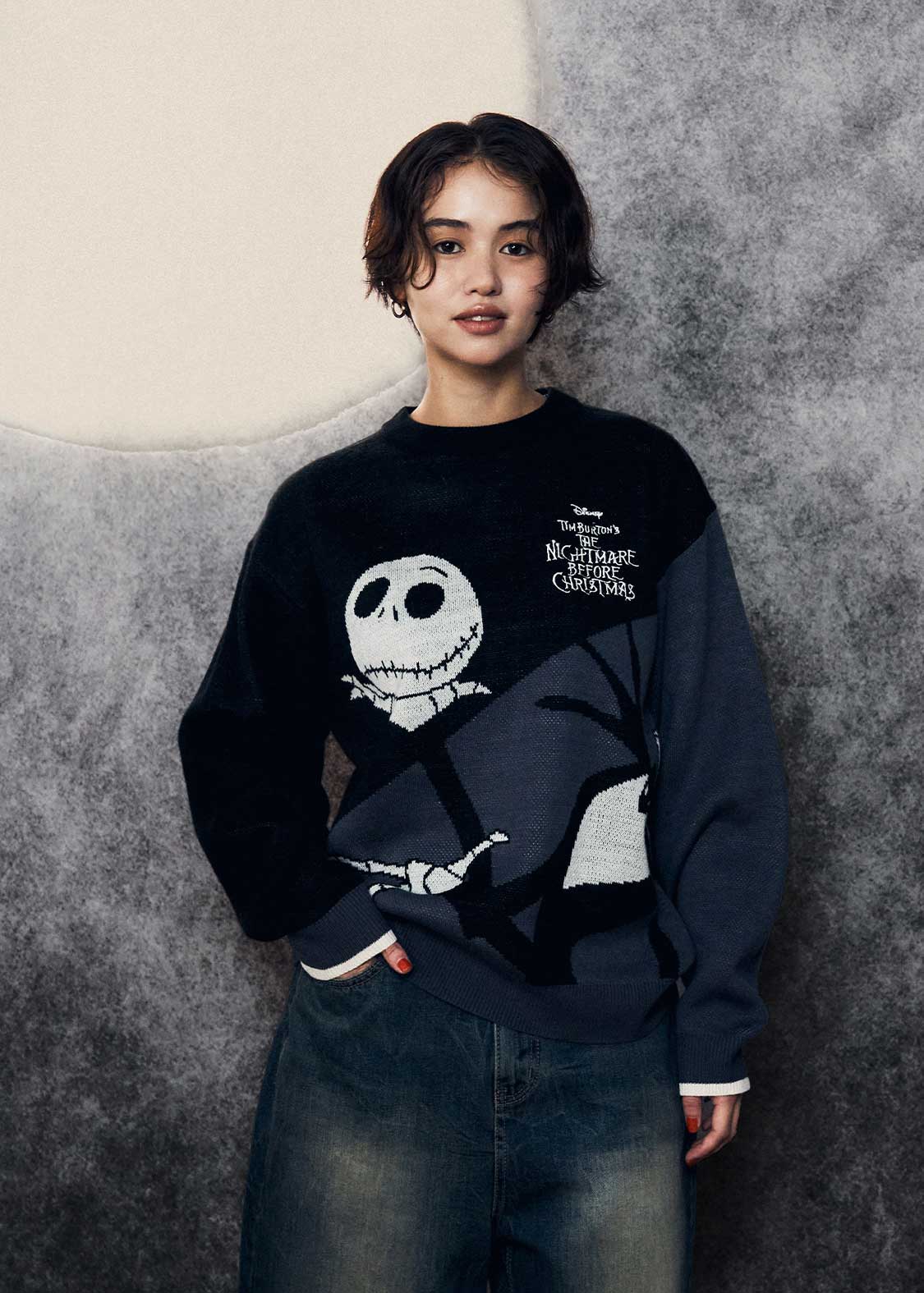 君のそばに｜ウォッシャブルジャカードニット｜ユニセックス｜グラニフ