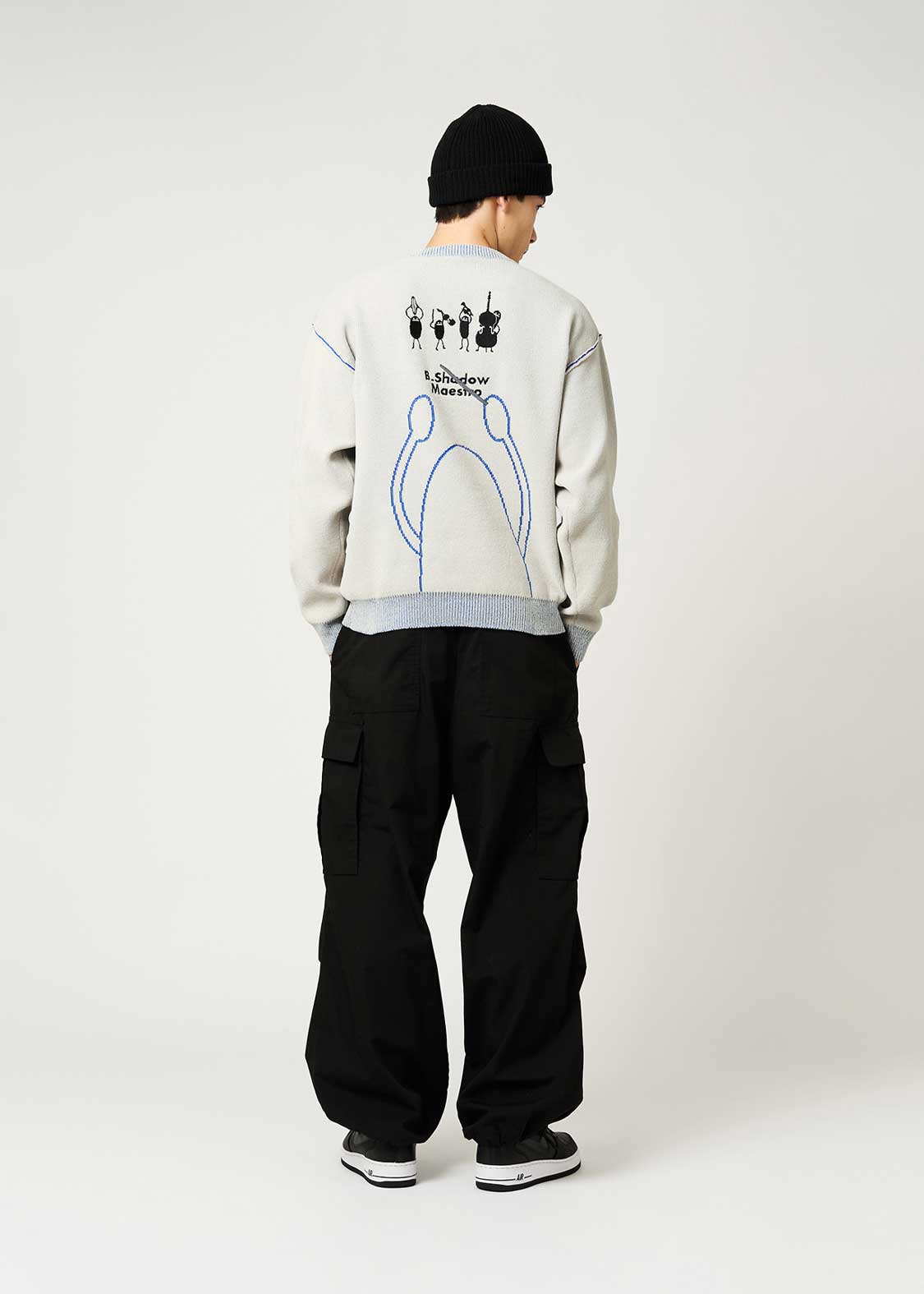 ビューティフルシャドーオーケストラ｜モールクルーネックニット｜ユニ