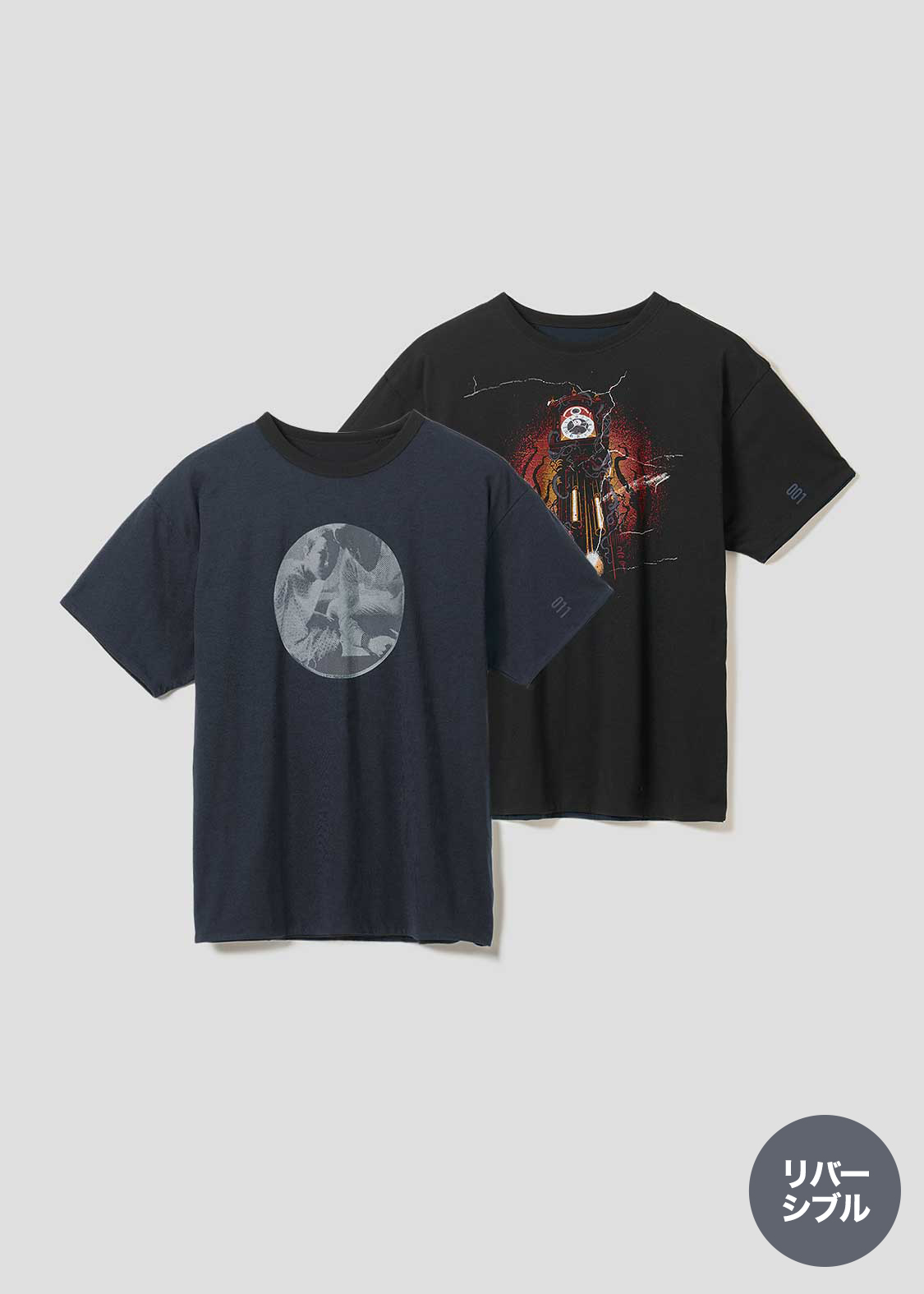 ニーナ・プロジェクト｜リバーシブルビッグシルエットTシャツ｜ユニ