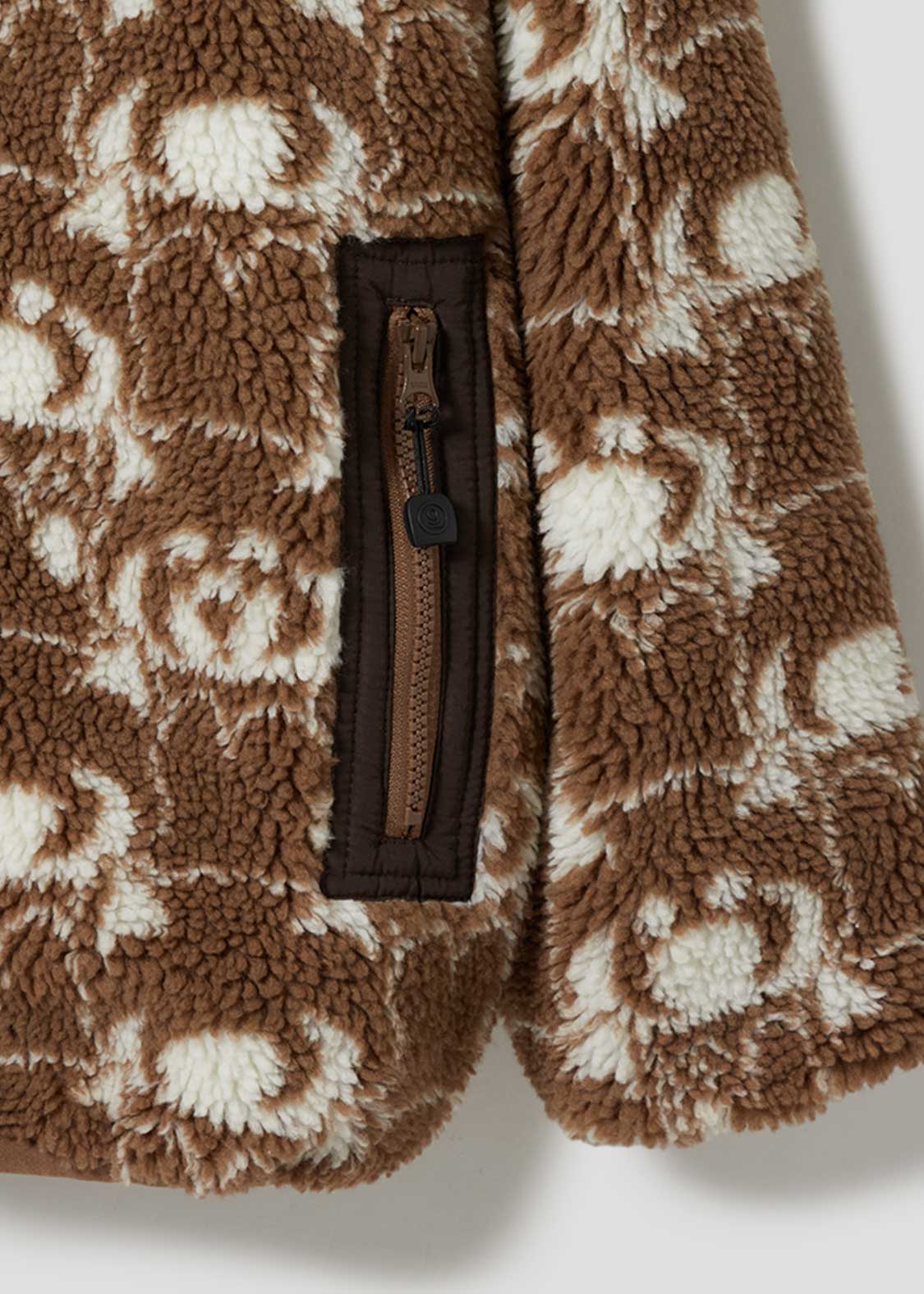 イカク｜ジャカードボアジップパーカー｜ユニセックス｜グラニフ