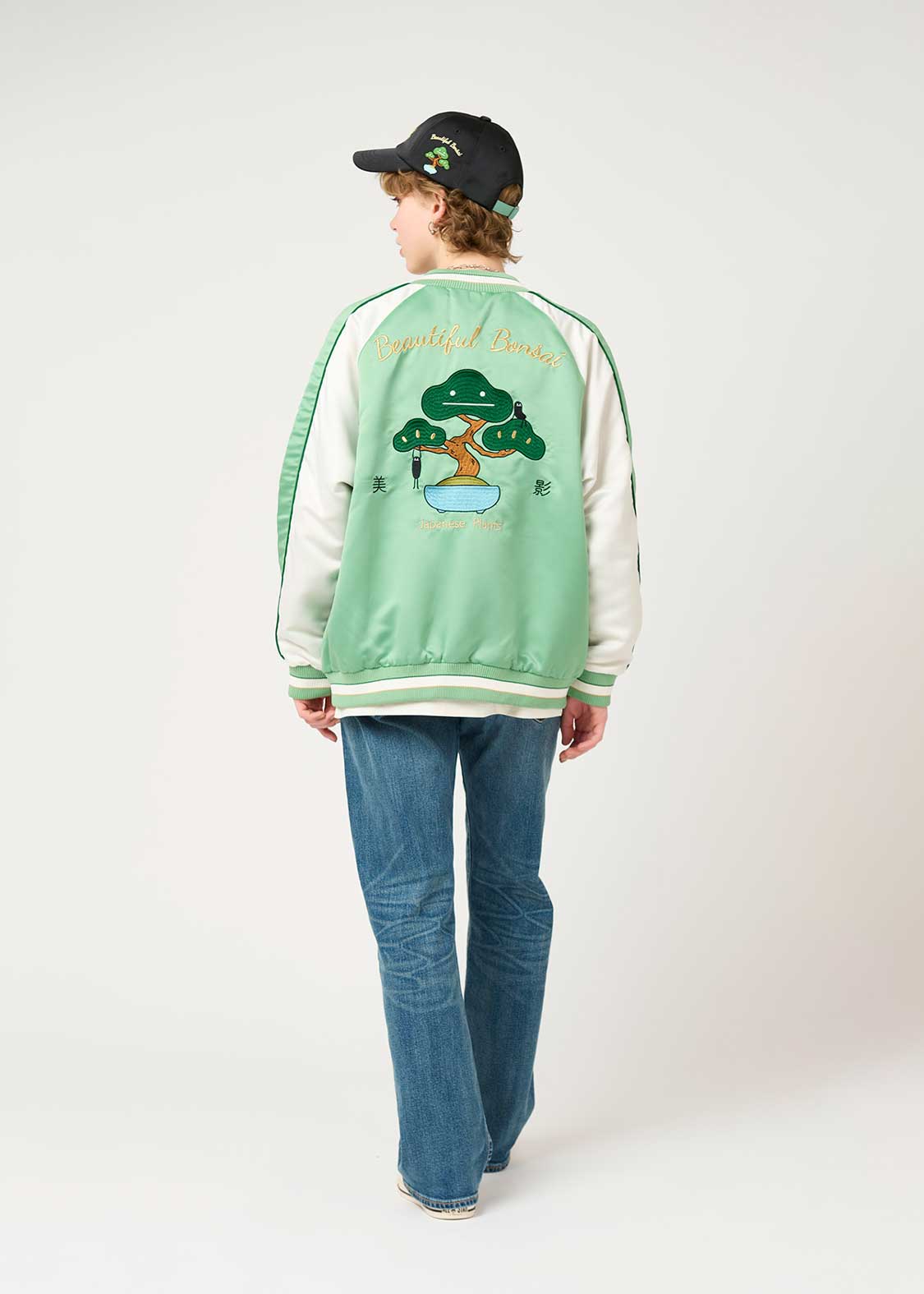 ビューティフルシャドーボンサイ｜スカジャン｜ユニセックス｜グラニフ