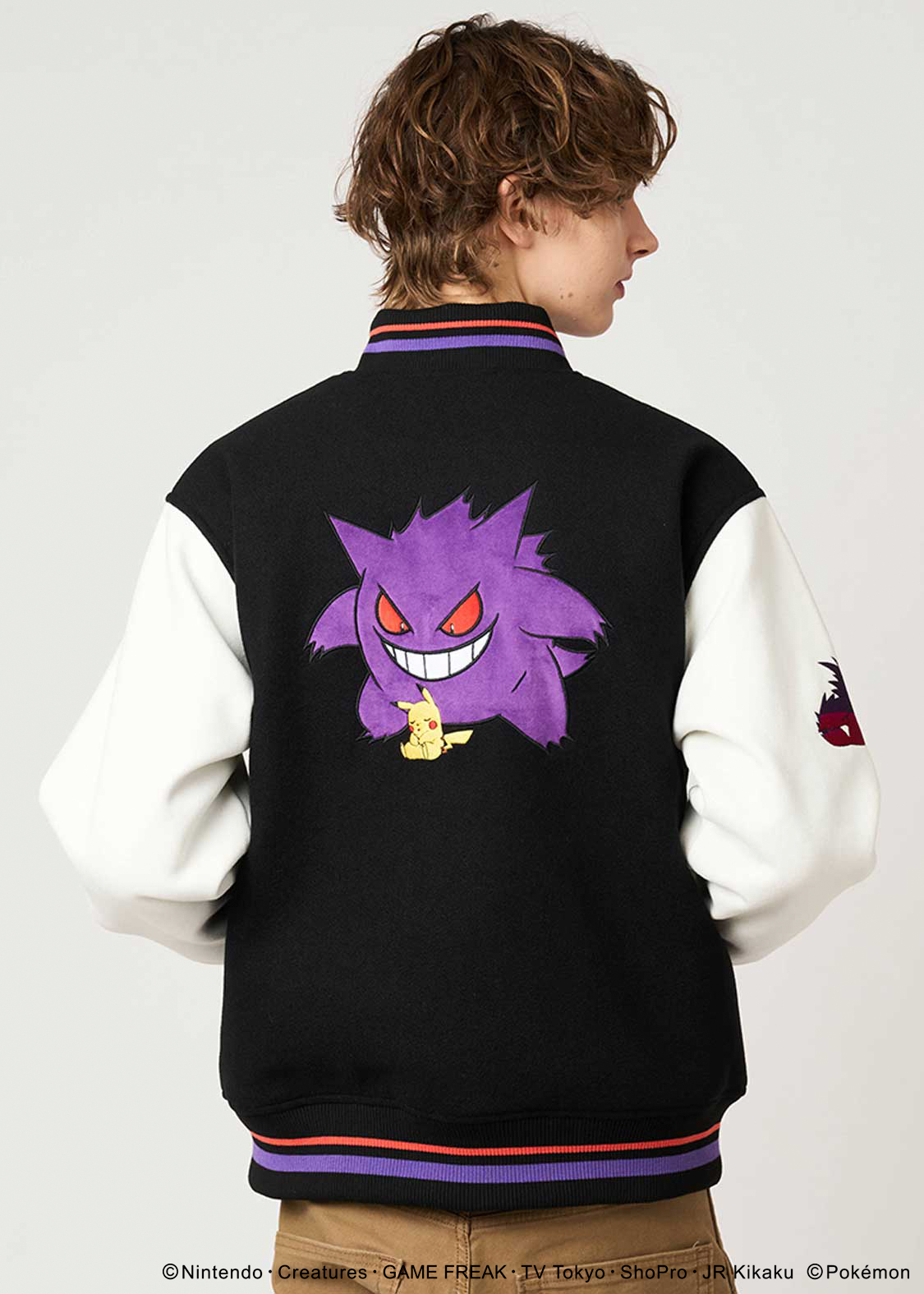 ピカチュウ＆ゲンガー｜スタジアムジャンパー｜ユニセックス｜グラニフ