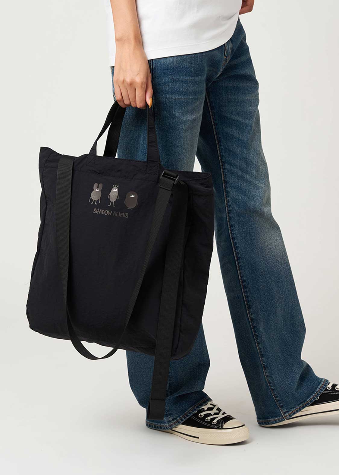 ビューティフルシャドーエイリアンズ｜ナイロン2WAYトートバッグ｜ユニ