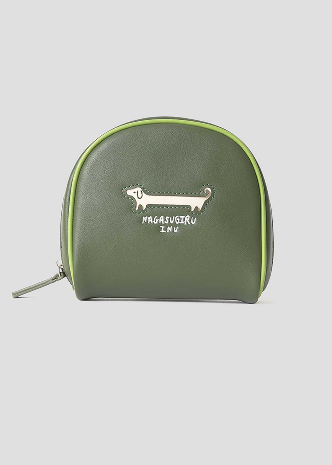 ナガスギルイヌ｜フェイクレザーラウンドポーチ｜ユニセックス