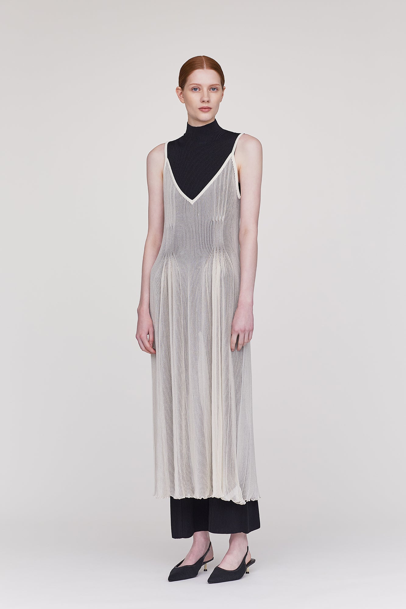 HYPHA LUCENT GLITTER CAMISOLE DRESS