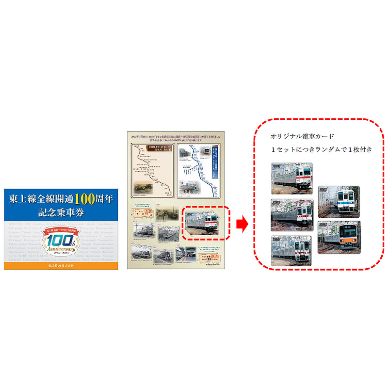 東武，「東上線全線開通100周年記念乗車券」などを発売｜鉄道ニュース
