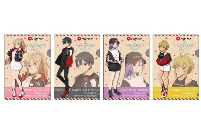 SAO」キリト、アスナ、ミト、アルゴ達が“ピザハット”カラーの衣装に