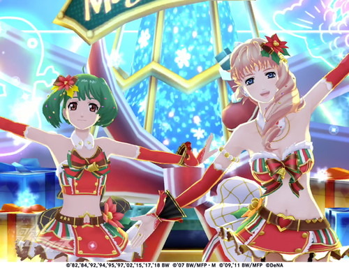 歌マクロス スマホDeカルチャー』にシェリル・ノームのサンタ衣装が