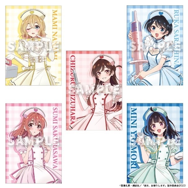 かのかり」水原千鶴、更科瑠夏、桜沢墨らがナースメイド姿で曲線美を