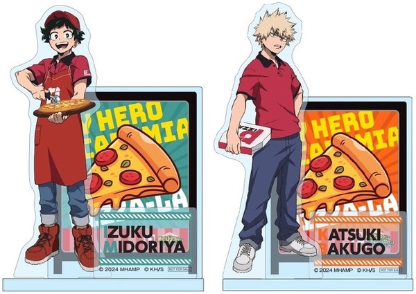 劇場版「ヒロアカ」デクやお茶子が全国“ピザーラ神野店”に登場!? 6年