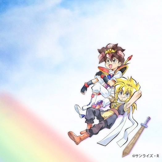 ワタルと虎王が歌う『魔神英雄伝ワタル』最新作のオフィシャルイメージ