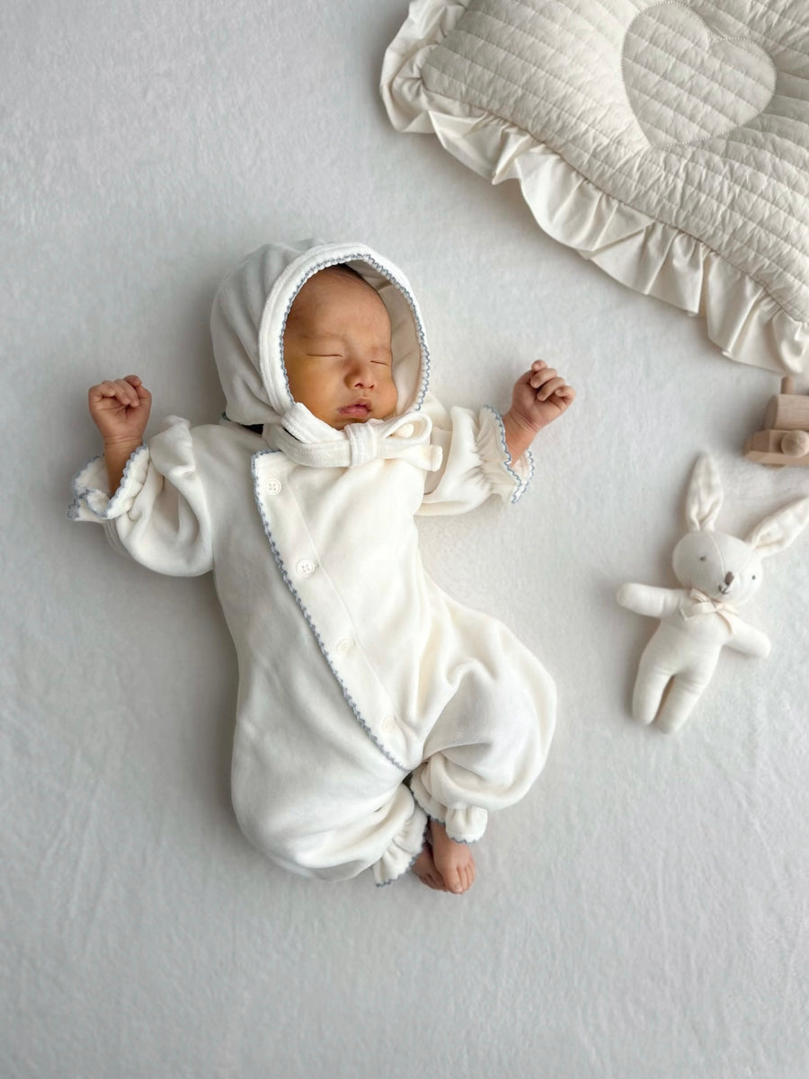 monbebe ブランド 人気 有名 ベロア モンベベ 新生児 男の子 女の子