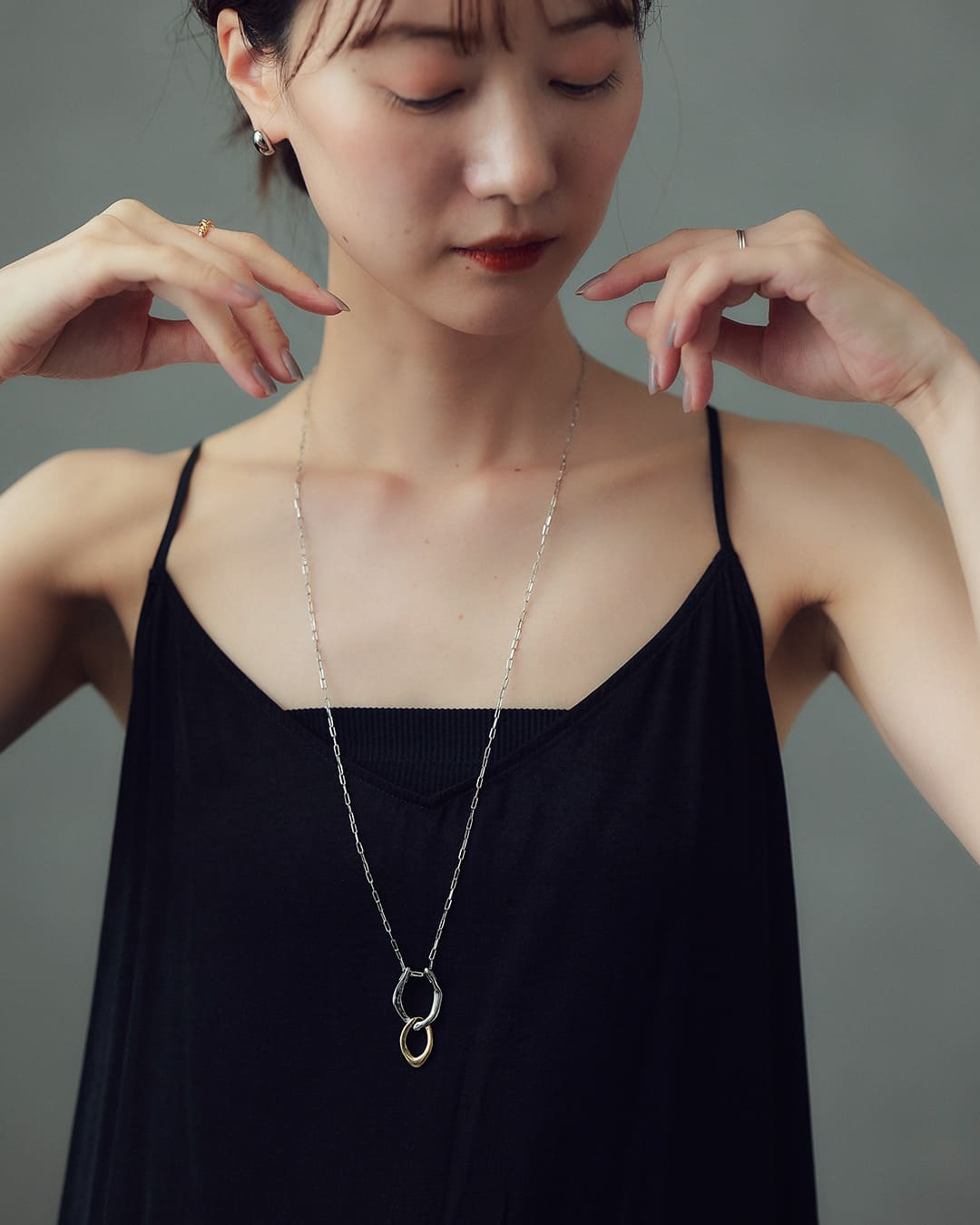 1/30(金)20:00～再入荷】【18KGP】マルチwayロングネックレス＜ChooMia