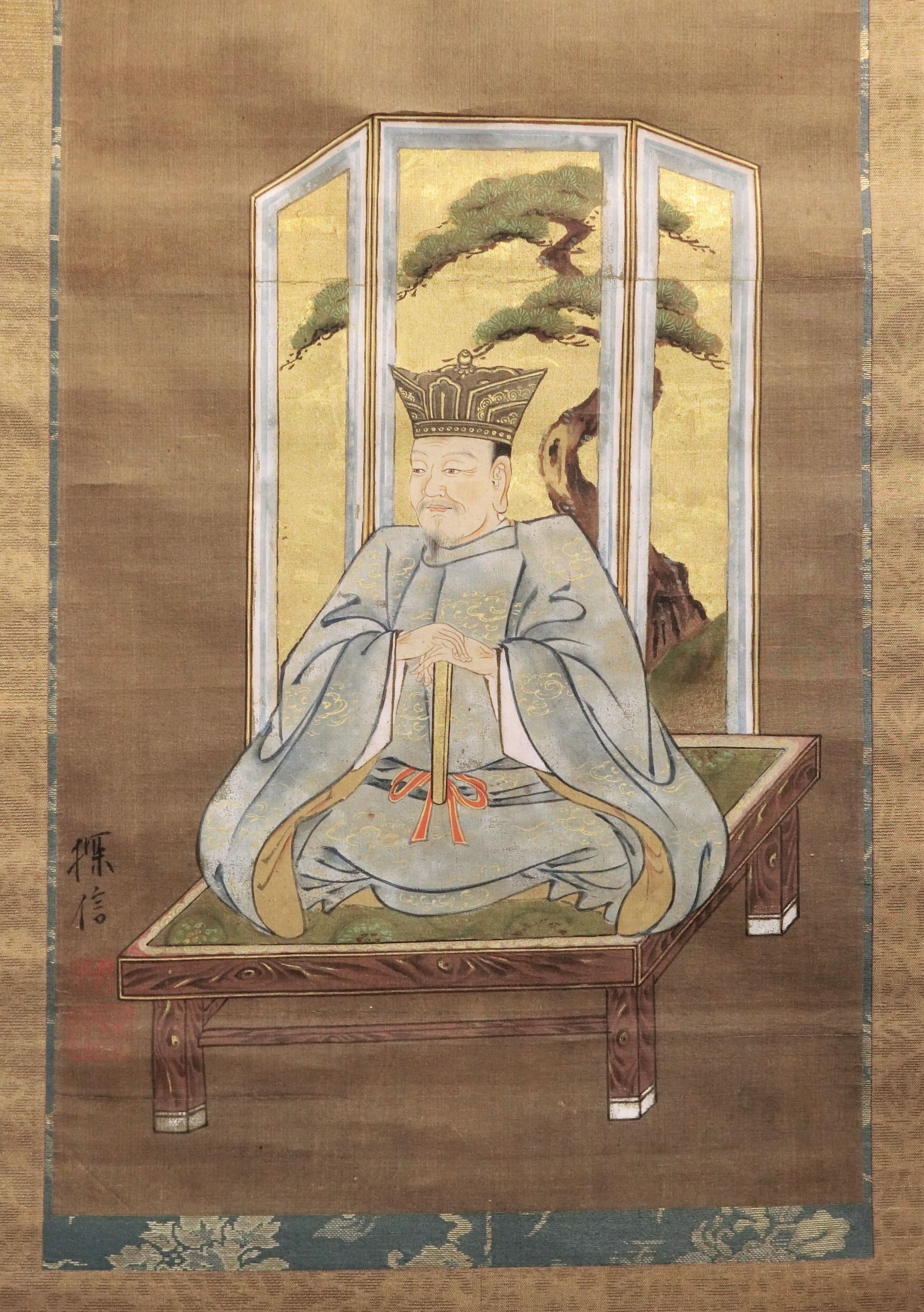 作品詳細: 藤原惺窩像狩野深信画