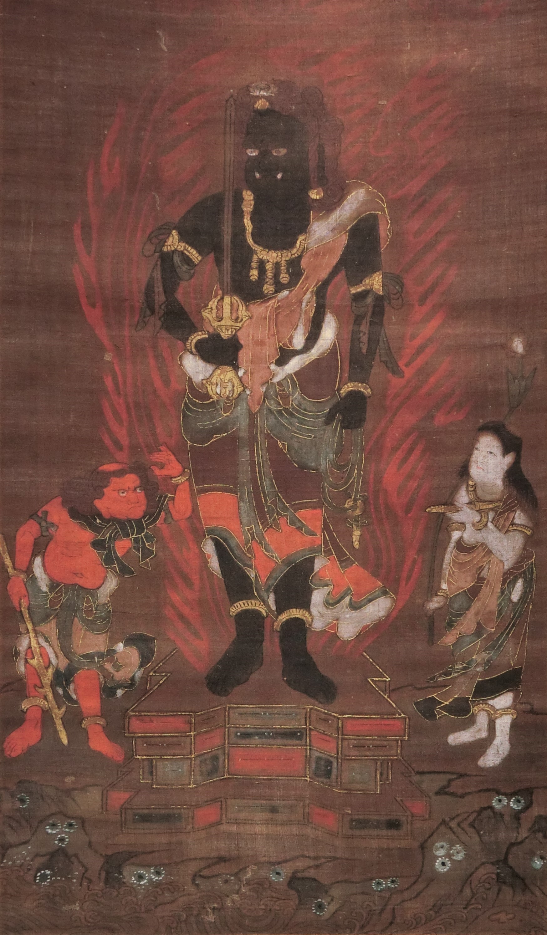 作品詳細: 不動明王二童子像室町時代