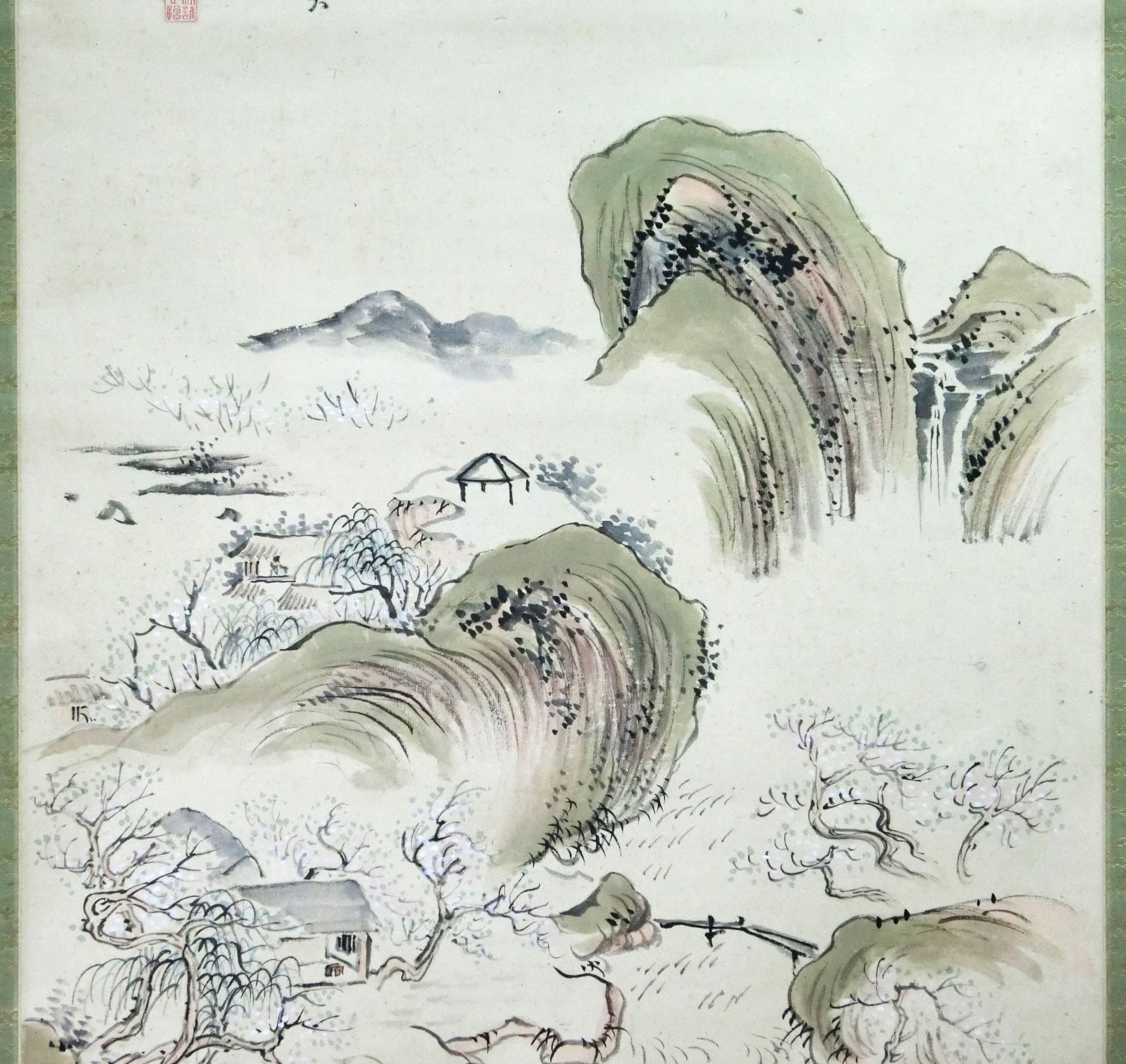 作品詳細: 三枝真洞武陵桃源図