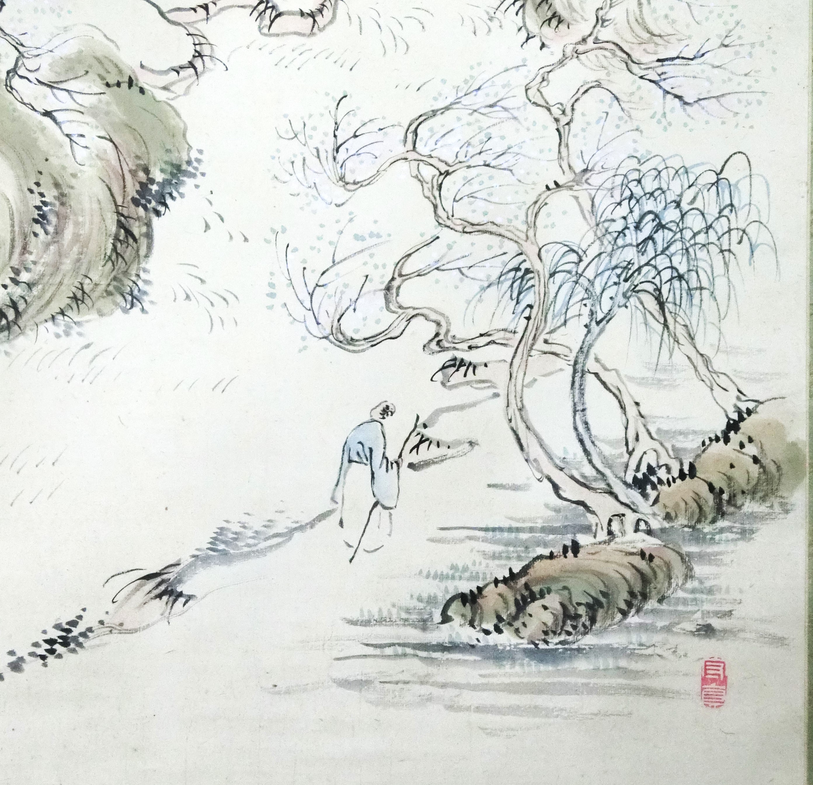 作品詳細: 三枝真洞武陵桃源図