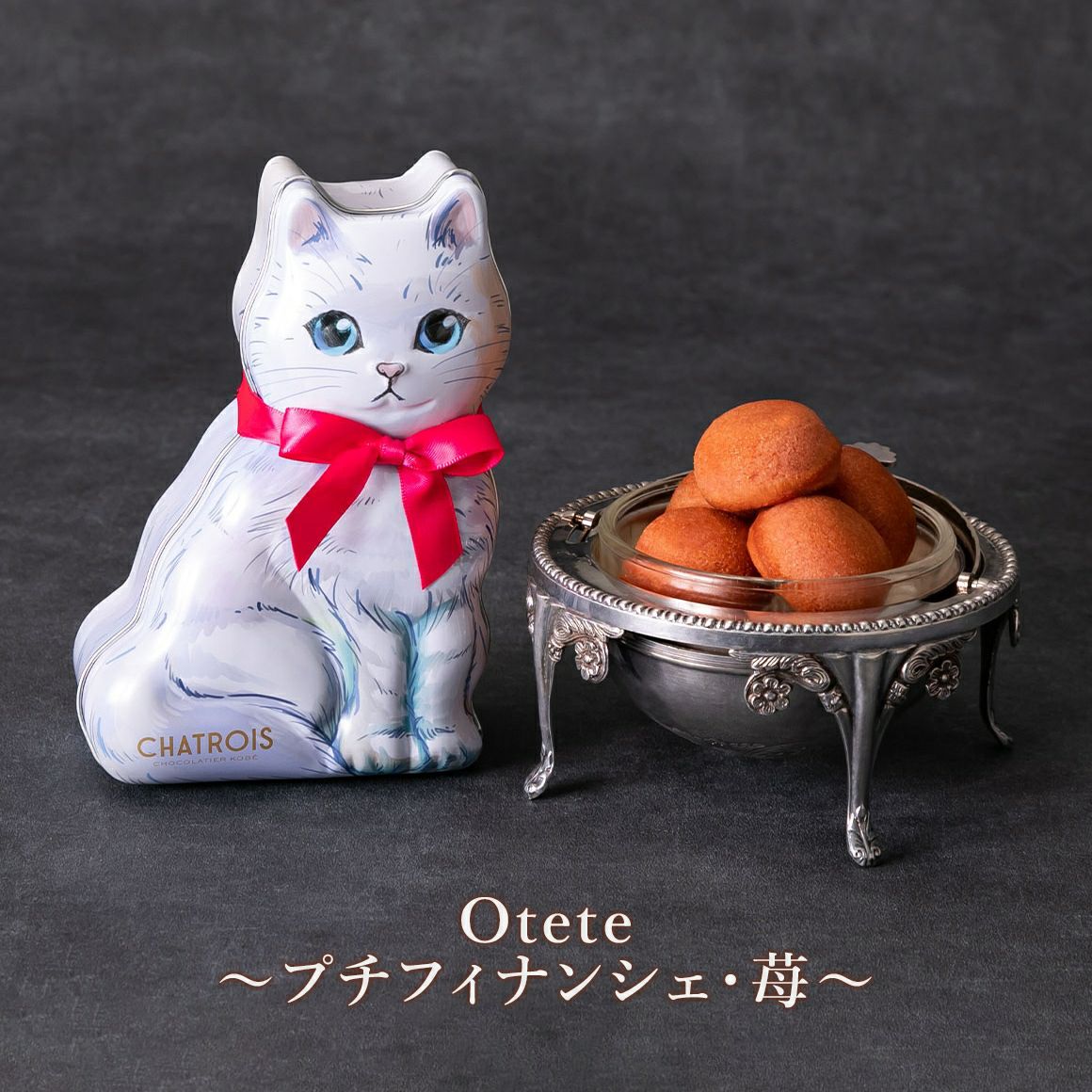 Otete～プチフィナンシェ～ 5個入｜猫スイーツ・猫モチーフお菓子通販
