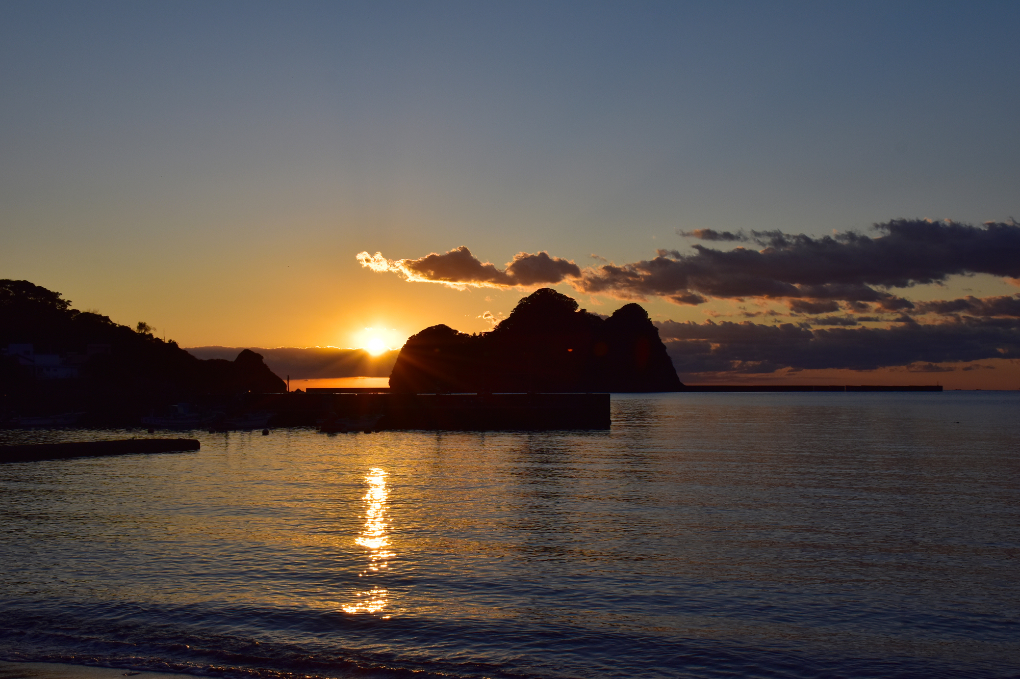 大田子海岸の夕陽｜西伊豆町｜絶景｜観光｜chafuka