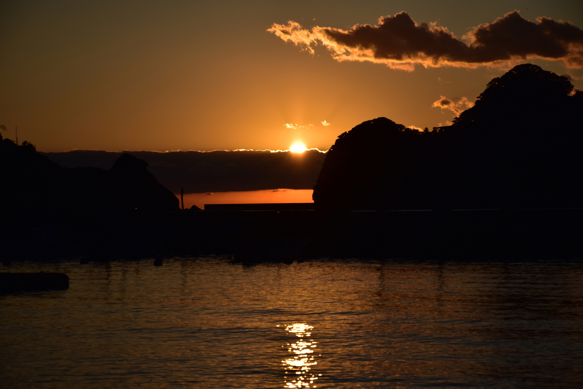 大田子海岸の夕陽｜西伊豆町｜絶景｜観光｜chafuka