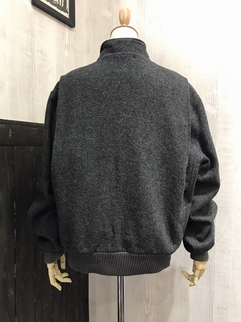 USA製 70s 80s ビンテージ Woolrich リブ付き スタンドカラー ウール