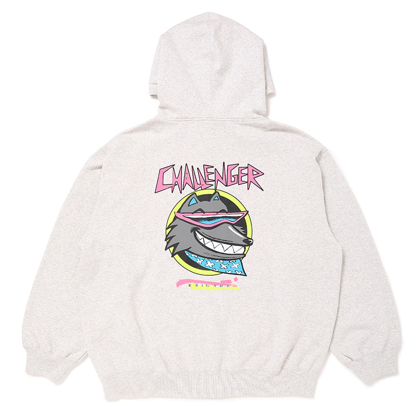 NEON WOLF ZIP HOODIE – CHALLENGER