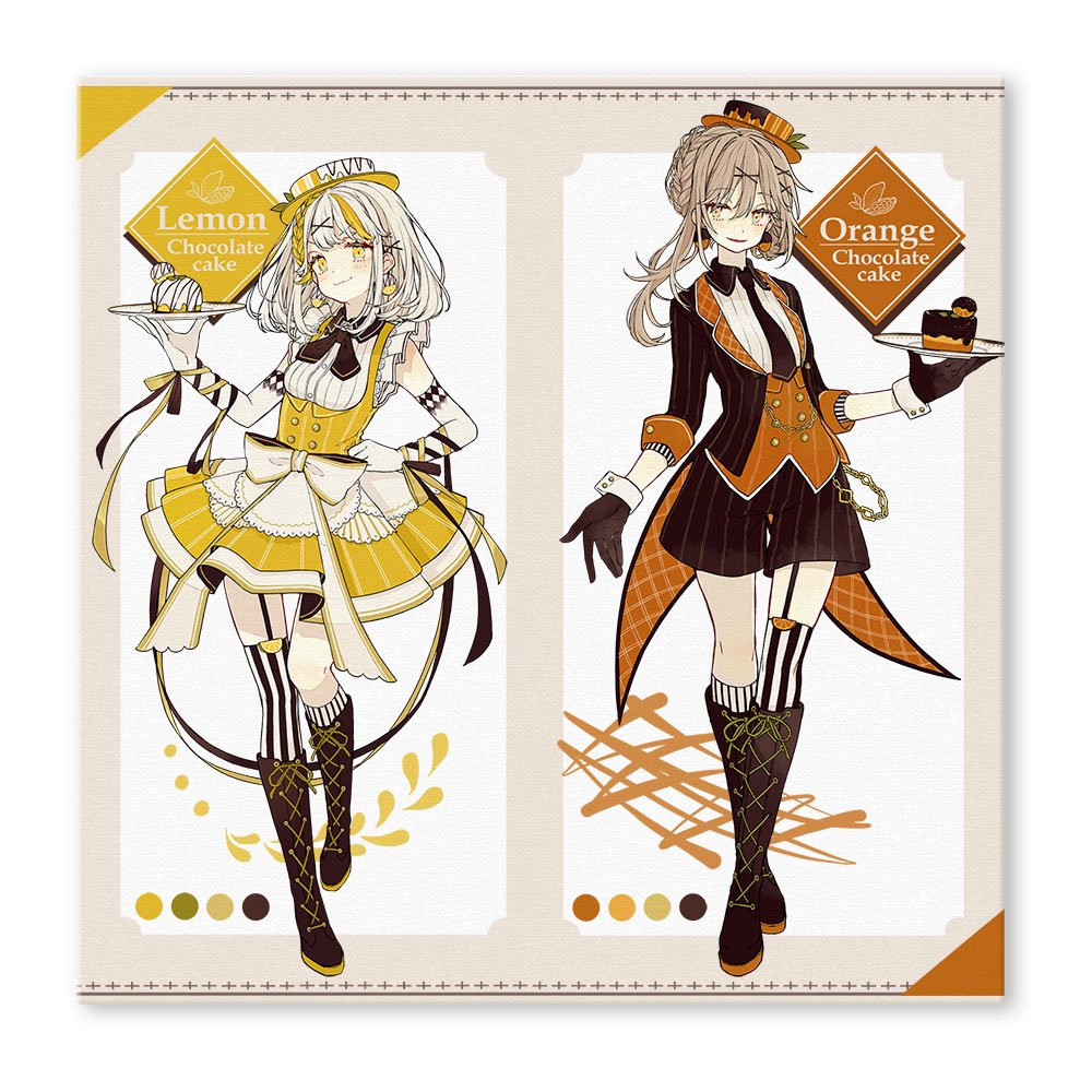 赤倉『チョコケーキ6姉妹 レモンチョコケーキ/オレンジチョコケーキ