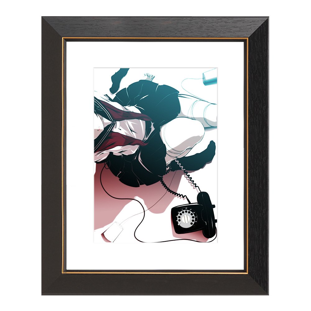 夜明けの唄 ユノイチカ 額装キャラファイングラフ 直筆サイン B+